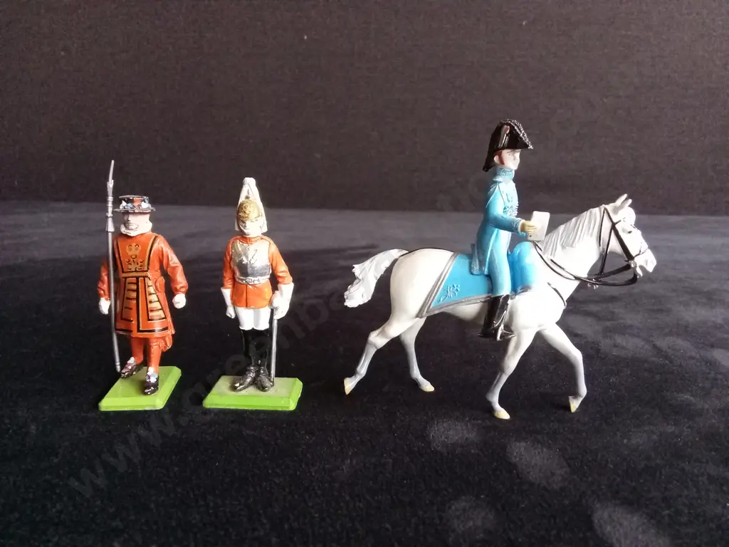 2 BRITAIN LIMITED MODEL AND 1IMPERIAL PRODUCTIONS MODEL ON HORSEBACK Image 1++