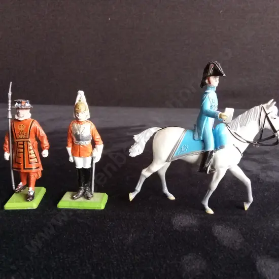 2 BRITAIN LIMITED MODEL AND 1IMPERIAL PRODUCTIONS MODEL ON HORSEBACK