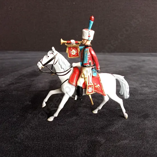 IMPERIAL PRODUCTIONS 1:32 SCALE SOLDIERS, NO 101 TRUMPETER CHASSEURS A CHEVAL, BOXED