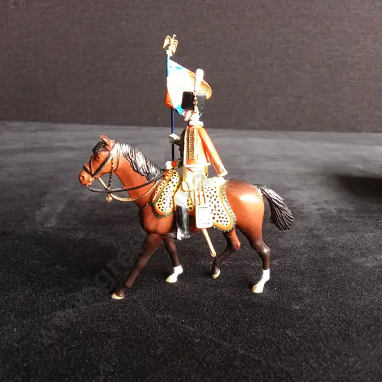 IMPERIAL PRODUCTIONS 1:32 SCALE SOLDIERS, NO. 97 CHASSEURS A CHEVAL, STANDARD BEARER, BOXED