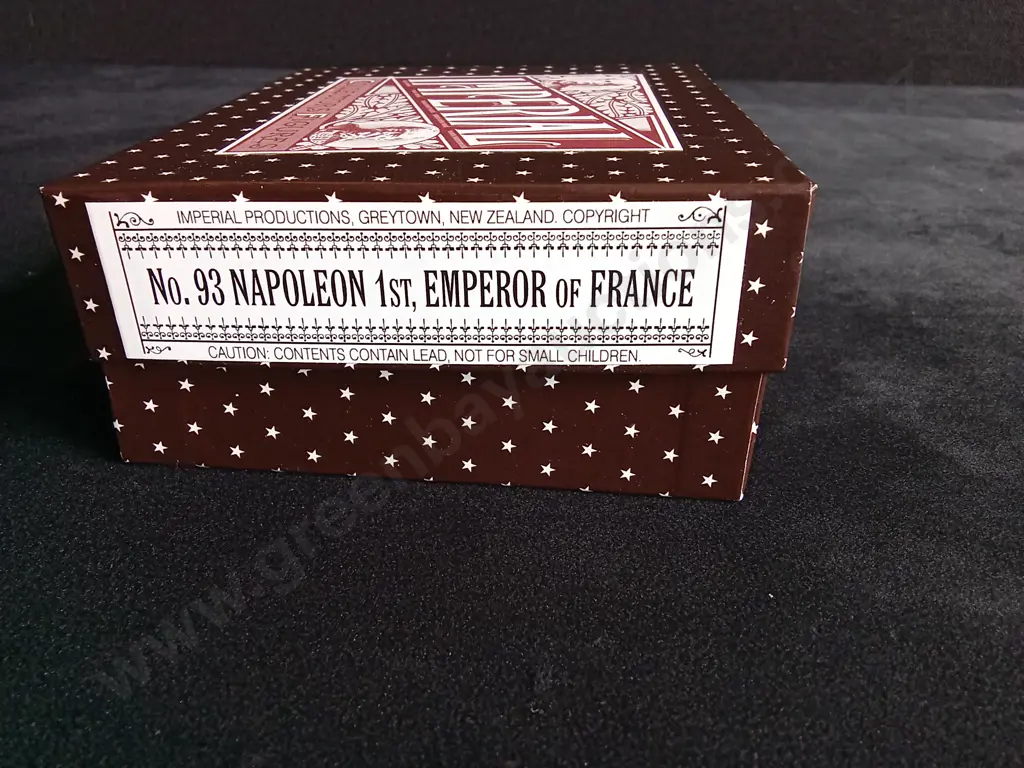 IMPERIAL PRODUCTIONS 1:32 SCALE SOLDIERS, NO.93 NAPOLEON 1ST, EMPEROR OF FRANCE, BOXED Image 1++