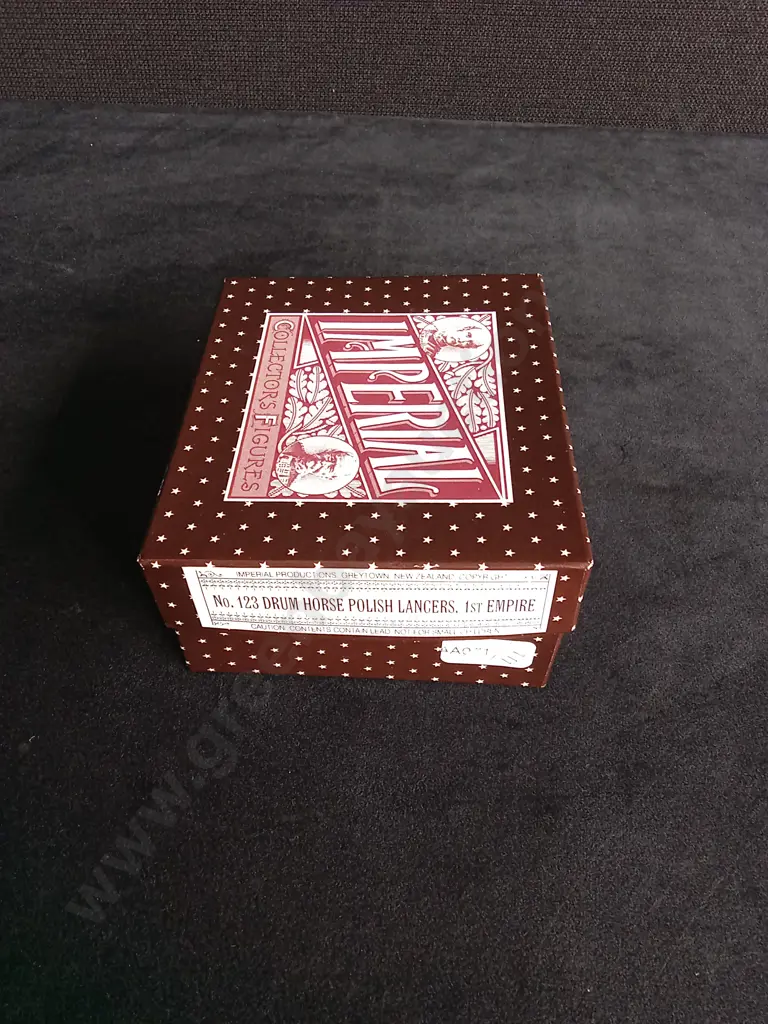 IMPERIAL PRODUCTIONS 1:32 SCALE SOLDIERS, NO. 123 DRUM HORSE POLIEH LANCERS, 1ST EMPIRE, BOXED Image 1++