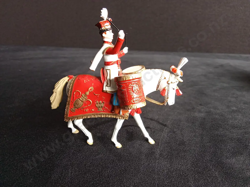 IMPERIAL PRODUCTIONS 1:32 SCALE SOLDIERS, NO. 123 DRUM HORSE POLIEH LANCERS, 1ST EMPIRE, BOXED Image 1++