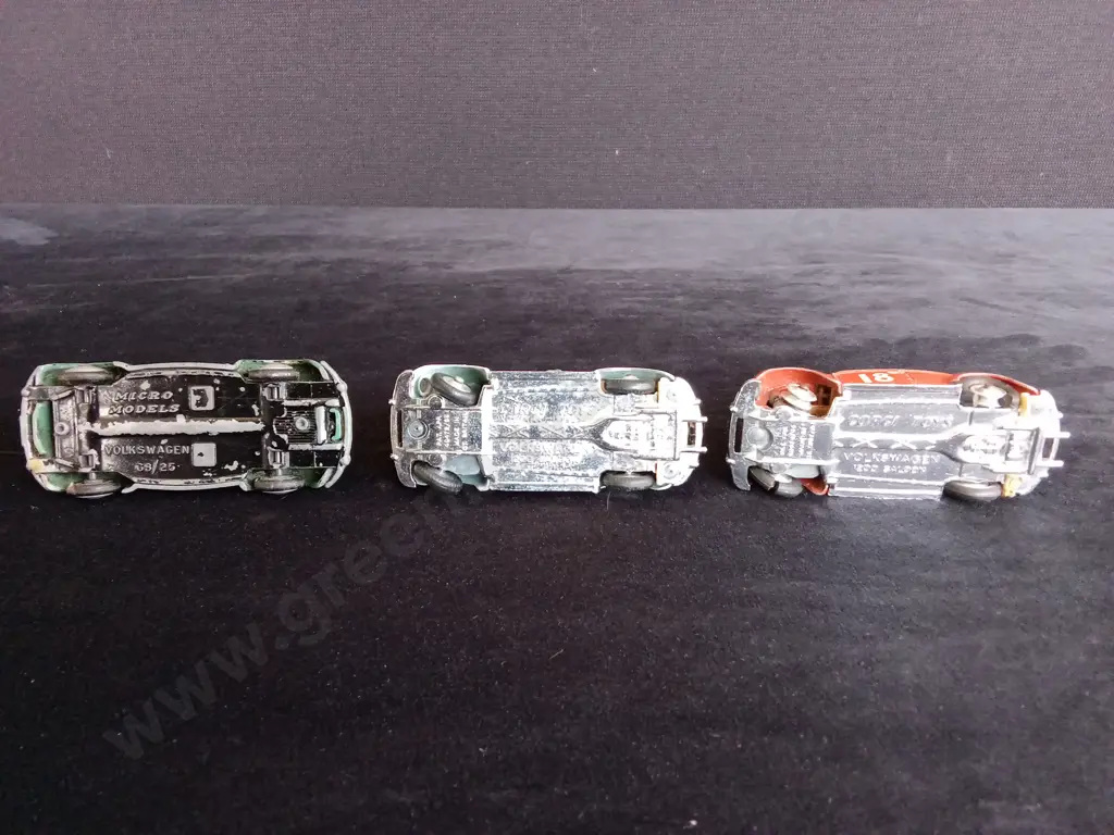 7 VINTAGE VOLKSWAGEN MODELS INC TONKA, CORGI AND MICRO MODELS Image 1++
