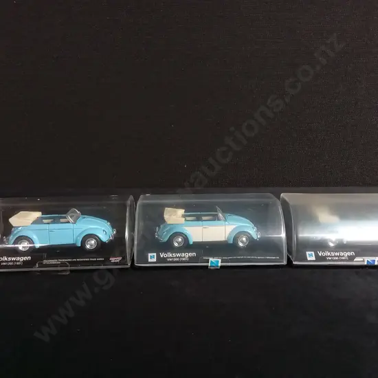 3 1:43 SCALE NEW-RAY 1951 VOLKSWAGEN BOXED