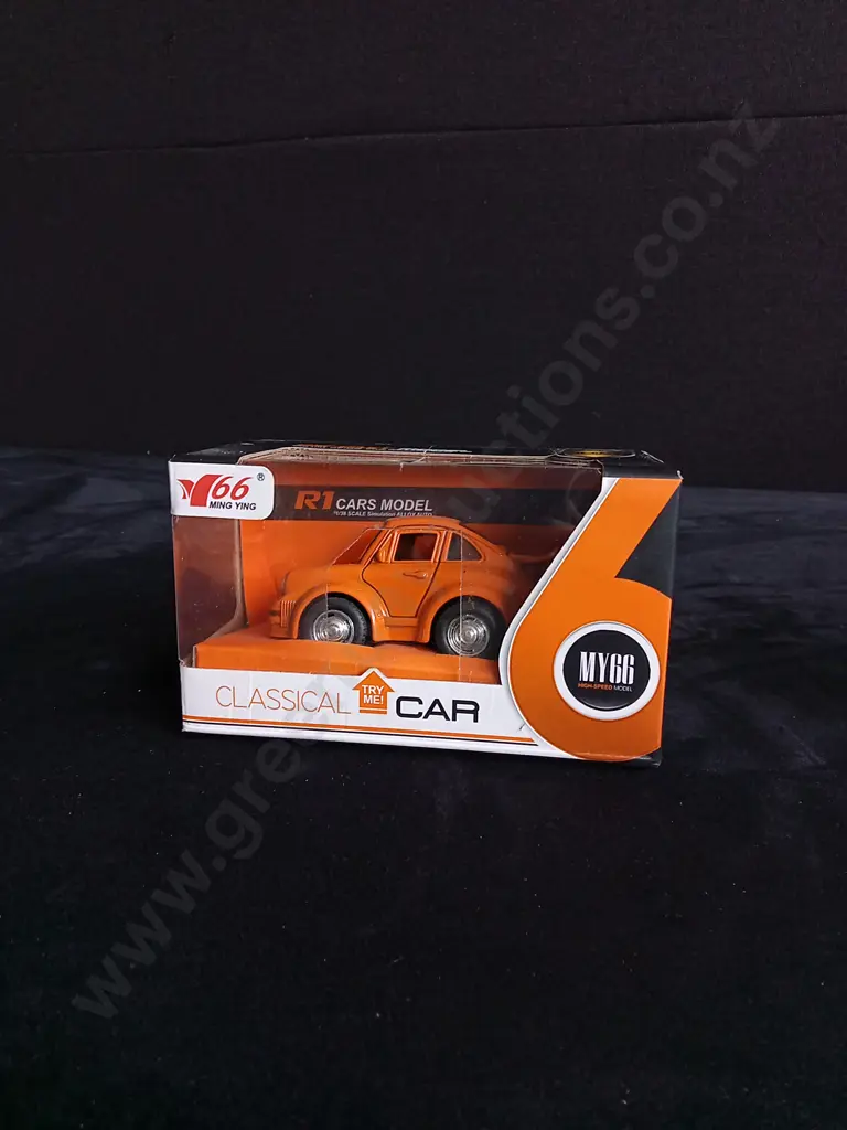 1 1:43 SCALE CARARAMA VOLKSWAGEN BEETLE AND 1 1:38 SCALE MY66 MING YING, BOXED Image 1++