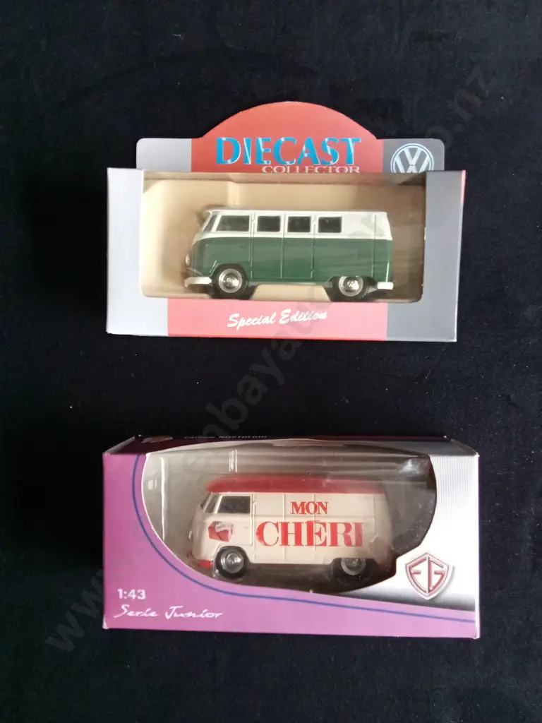 4 1:43 SCALE MODELS, DAYS GONE VANGUARDS, VITESSE, DIECAST COLLECTOR, EDISON GIOCATTOLI KOMBI & BETTLE MODELS BOXED Image 1++
