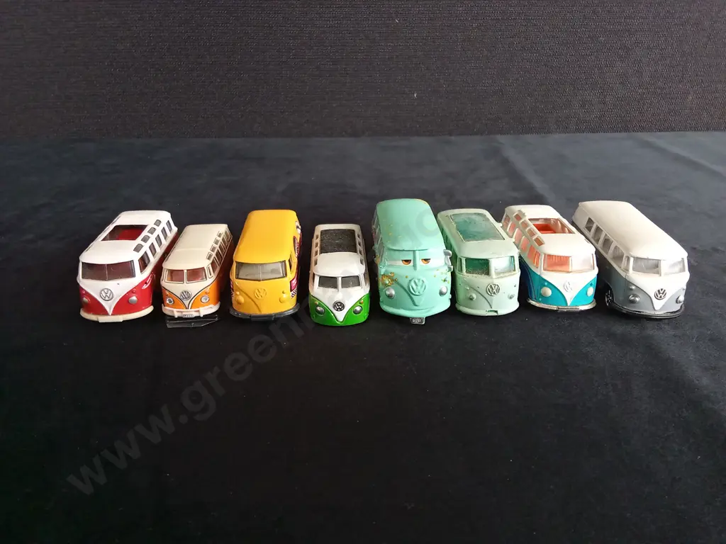 8 VARIOUS SCALE VOLKSWAGEN KOMBI VANS Image 1++