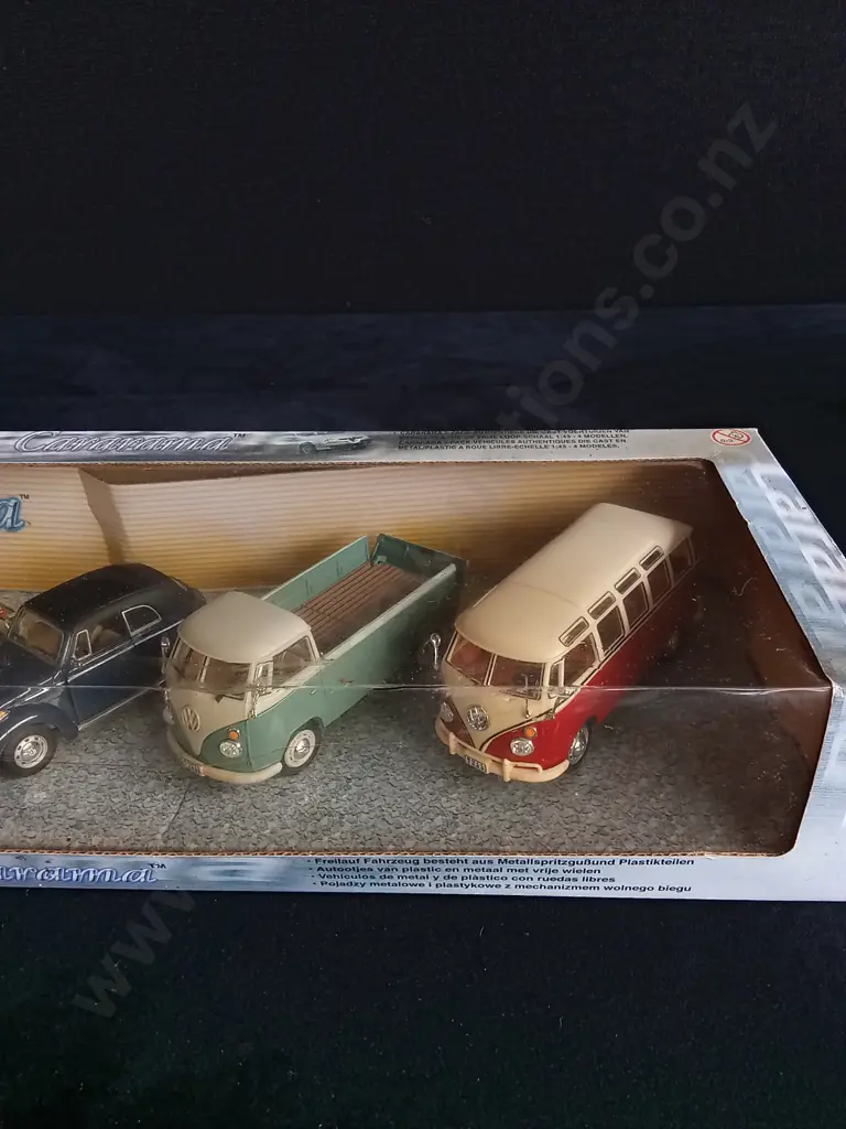 SINGLE BOX SET OF 5 X 1:43 SCALE CARARAMA DIECAST VOLKSWAGEN MODELS Image 1++