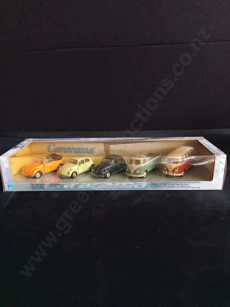 SINGLE BOX SET OF 5 X 1:43 SCALE CARARAMA DIECAST VOLKSWAGEN MODELS Image 1++