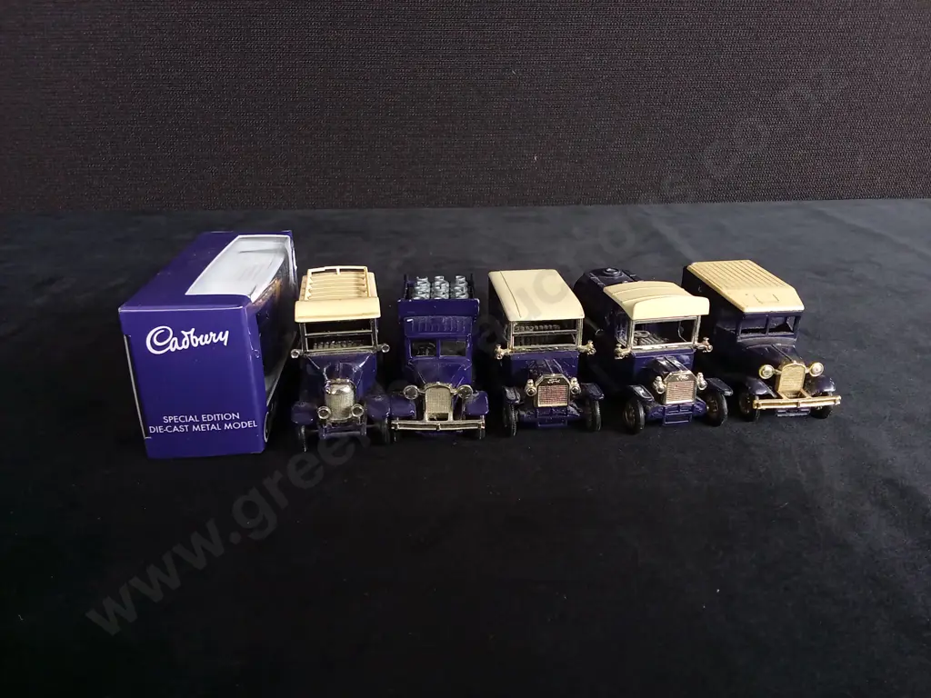 6 MATCHBOX "CADBURY" TRUCKS Image 1++