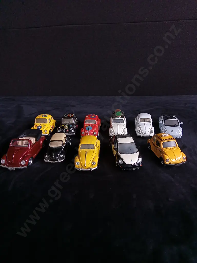 11 APPROX 1:32 SCALE MODEL VOLKSWAGEN CARS Image 1++