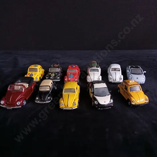 11 APPROX 1:32 SCALE MODEL VOLKSWAGEN CARS