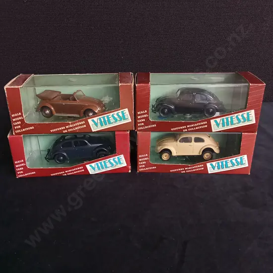 4 1:43 SCALE VITESSE VOLKSWAGEN MODELS BOXED