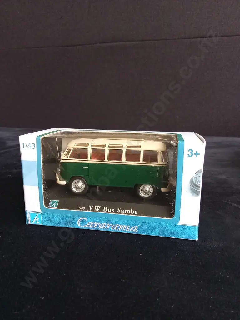4 1:43 SCALE CARARAMA VOLKSWAGEN MODELS, BOXED Image 1++