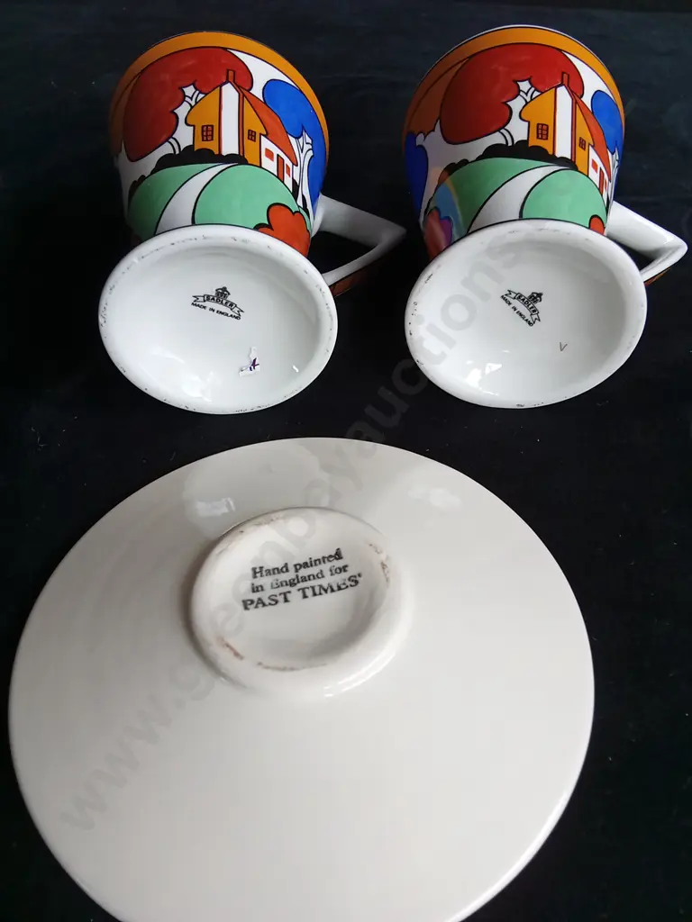 4 VINTAGE SADLER AND PAST TIMES CUP SETS Image 1++