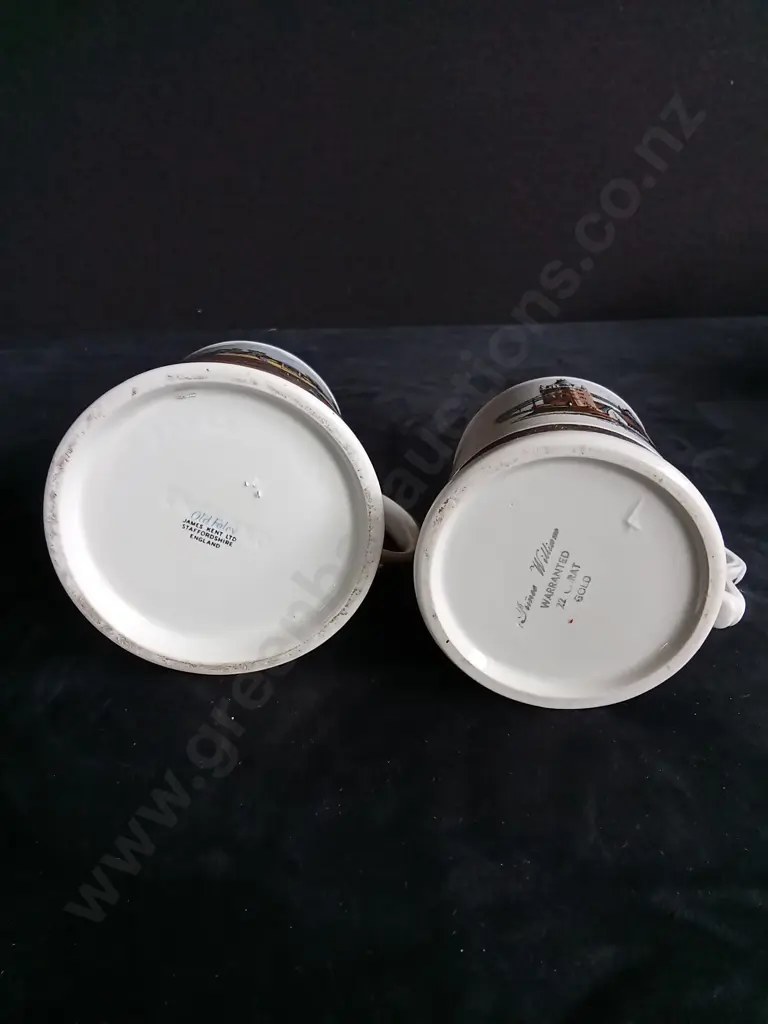 2 VINTAGE BEER MUGS Image 1++