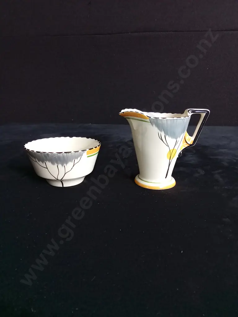BURLEIGH ART DECO CHINA SET Image 1++