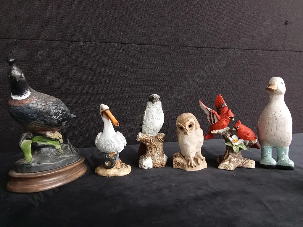 COLLECTION OF BIRD FIGURES Image 1++