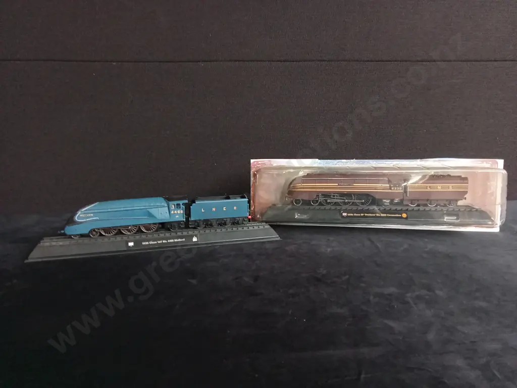 CLASS 8P DUCHESS NO. 6220 AND 1938 CLASS A4 NO. 4468 MODEL TRAINS Image 1++