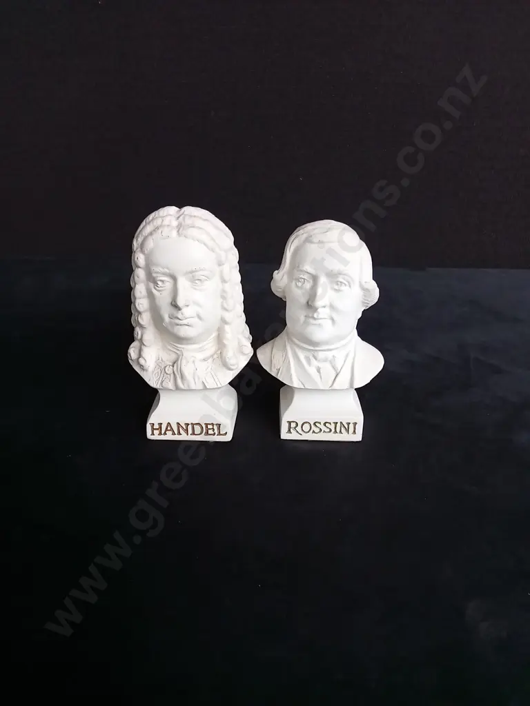 CERAMIC WHITE HANDEL AND ROSSINI COLLECTIBLES Image 1++