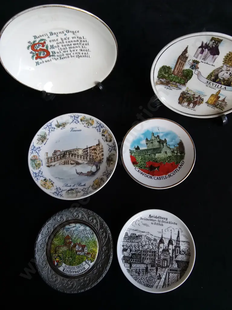 6 PIECES DESTINATION DECORATIVE PLATES Image 1++