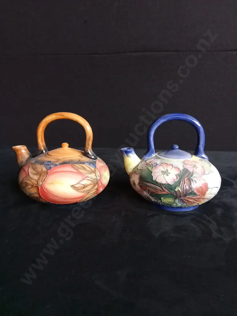 2 MOORCROFT TEAPOTS Image 1++