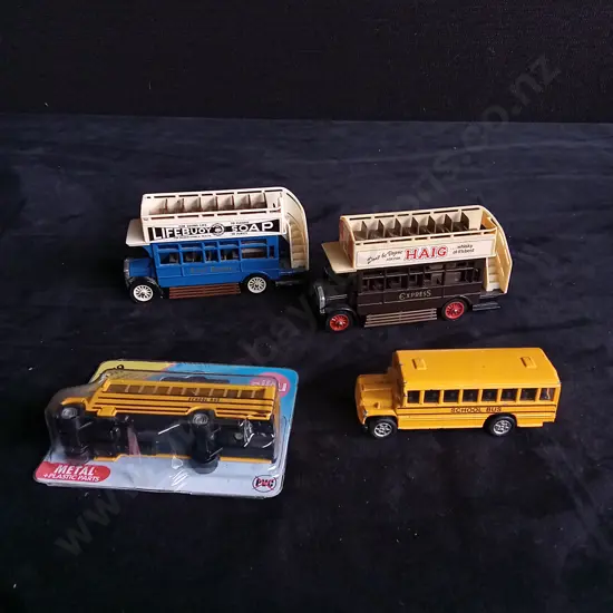 4 1:64 SCALE BUS MODELS