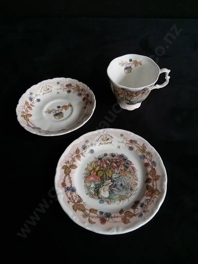 ROYAL DOULTON PLATE AND CUP SET Image 1++