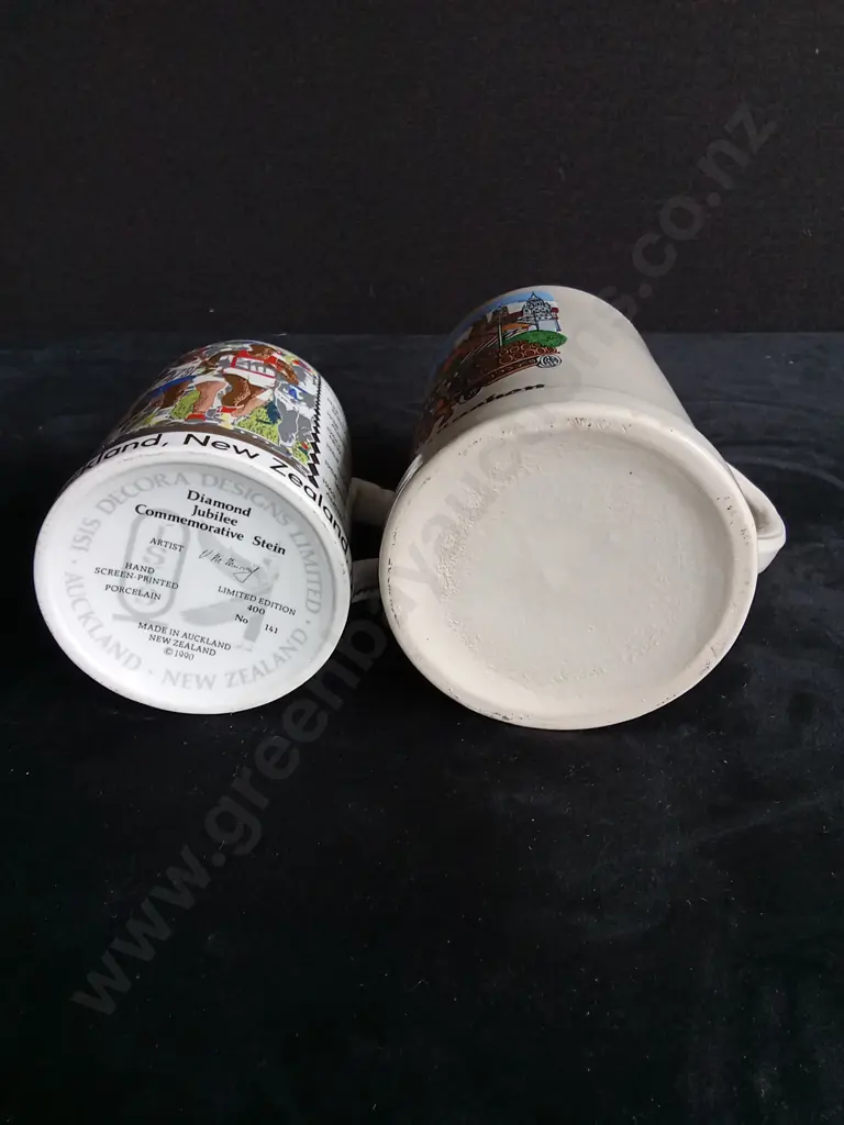 2 VINTAGE BEER MUGS Image 1++