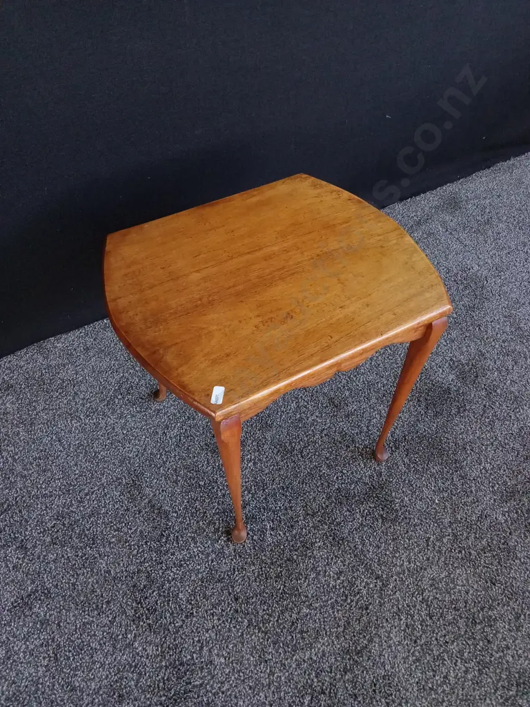 WOODEN SIDE TABLE 42CM H X 45CM W Image 1++
