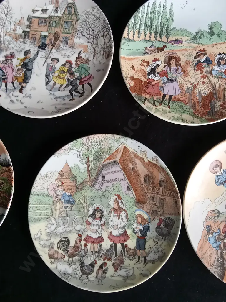 5 POOLE PLATES Image 1++