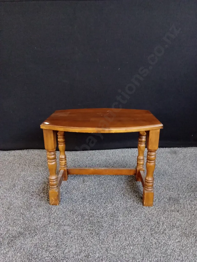WOODEN TABLE 43CM H CX 53CM W Image 1++