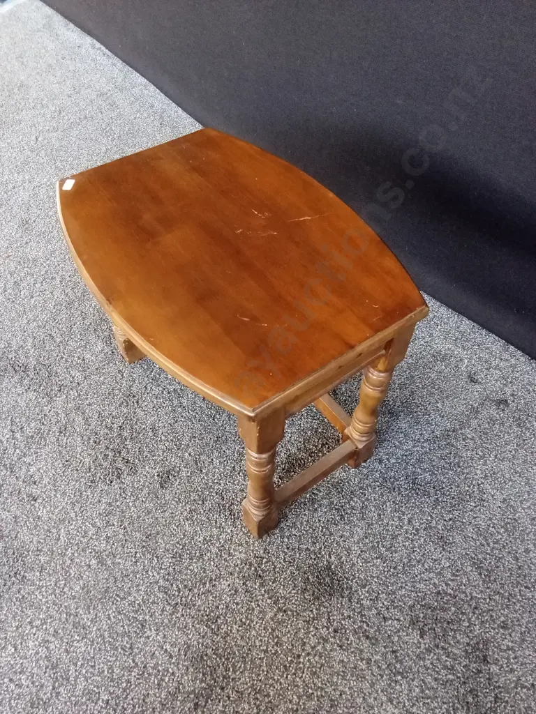WOODEN TABLE 43CM H CX 53CM W Image 1++