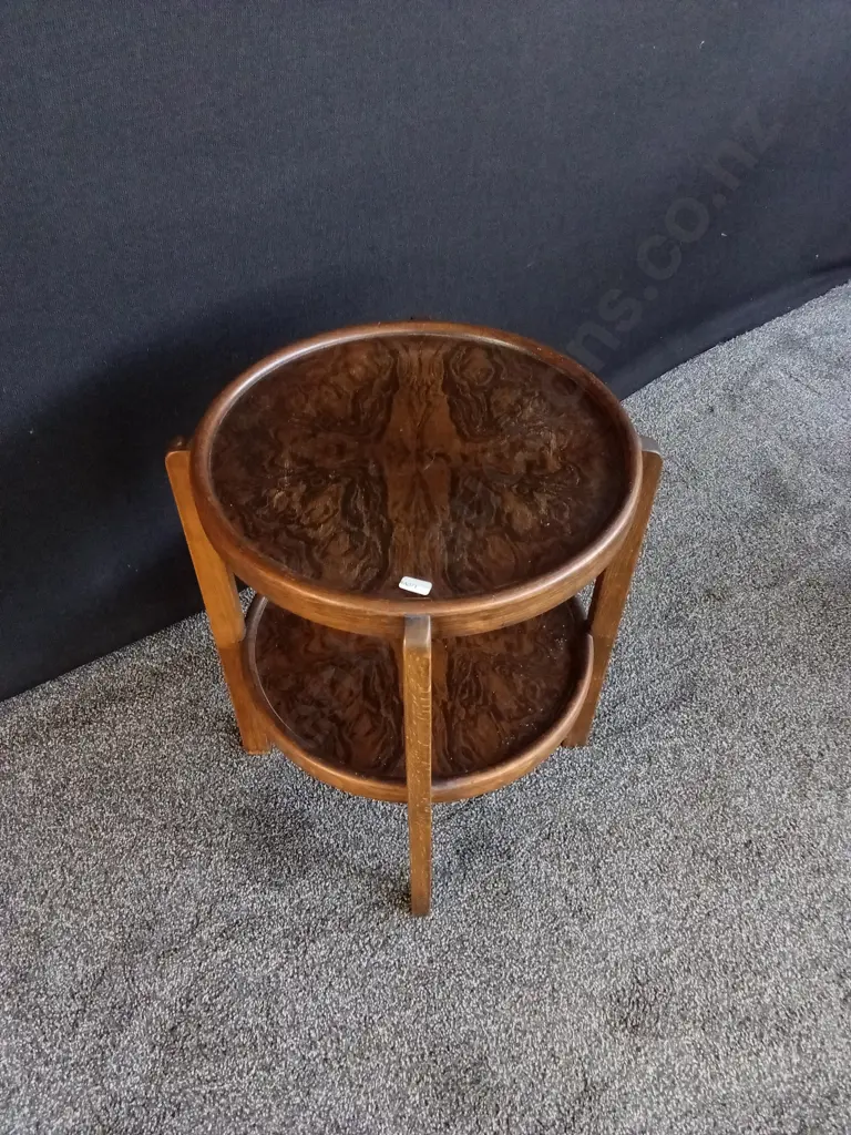 ART DECO WOODEN SIDE TABLE Image 1++