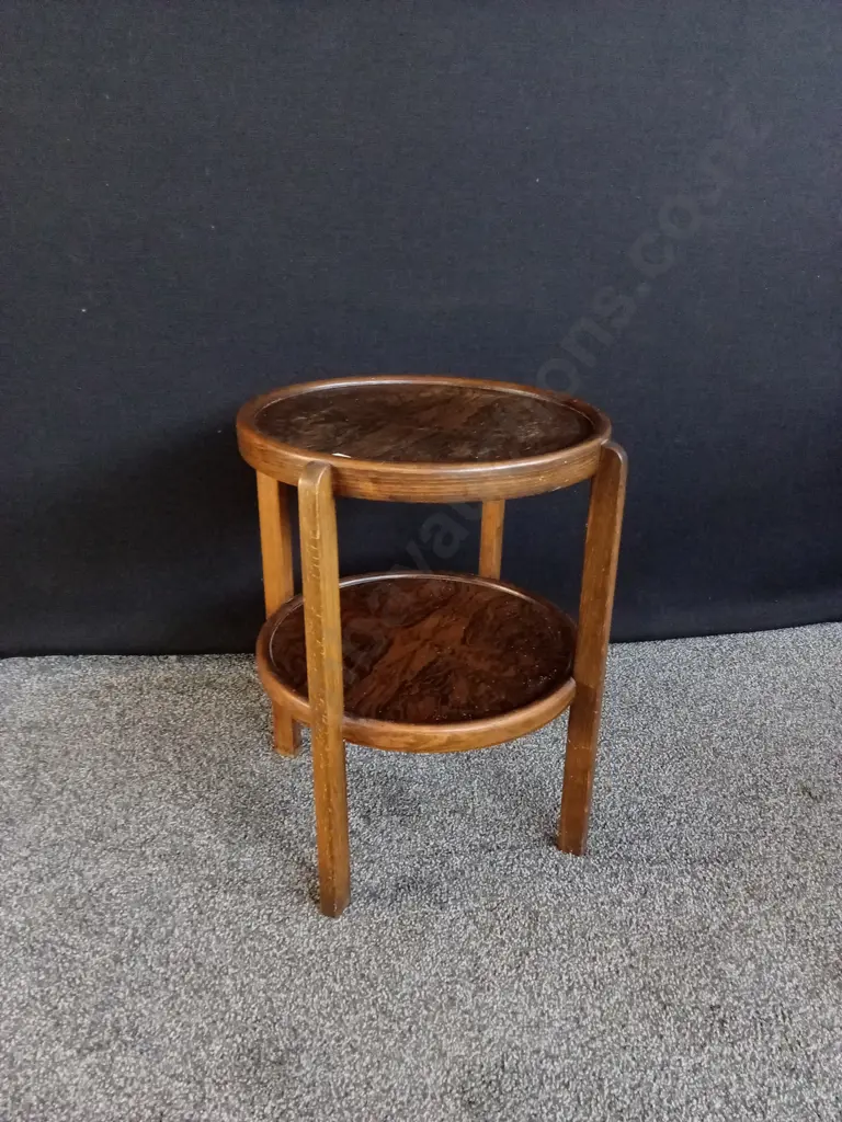 ART DECO WOODEN SIDE TABLE Image 1++