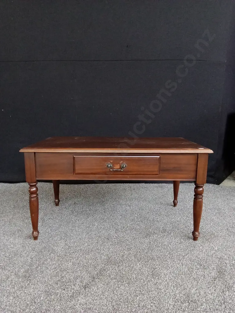 WOODEN COFFEE TABLE 50CM H X 92CM W Image 1++