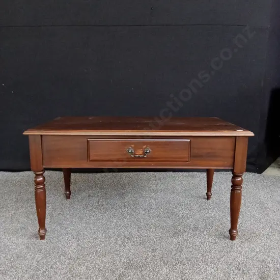 WOODEN COFFEE TABLE 50CM H X 92CM W