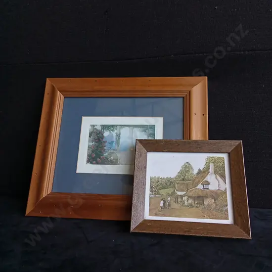 2 FRAMED ART WORKS