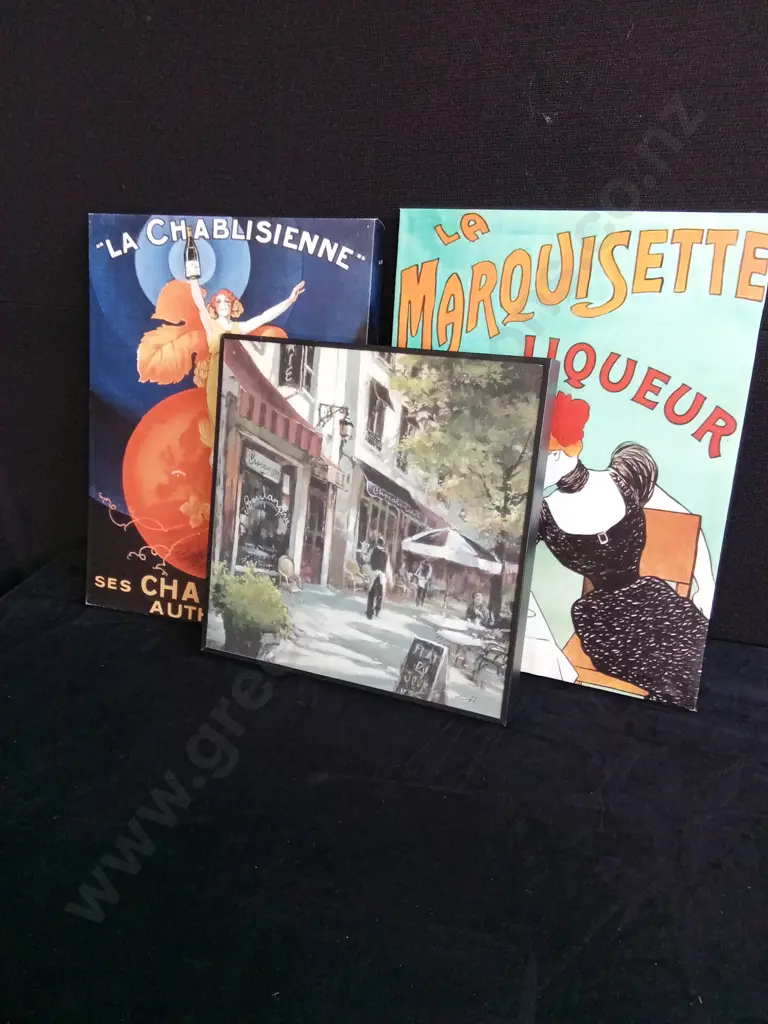 3 PIECES FRENCH ART PRINTS Image 1++