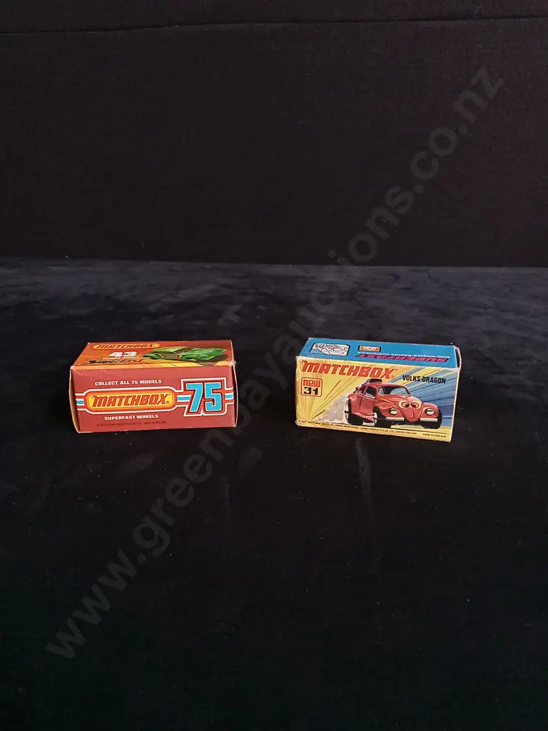 5 COLLECTABLE CAR BOXES, EMPTY Image 1++