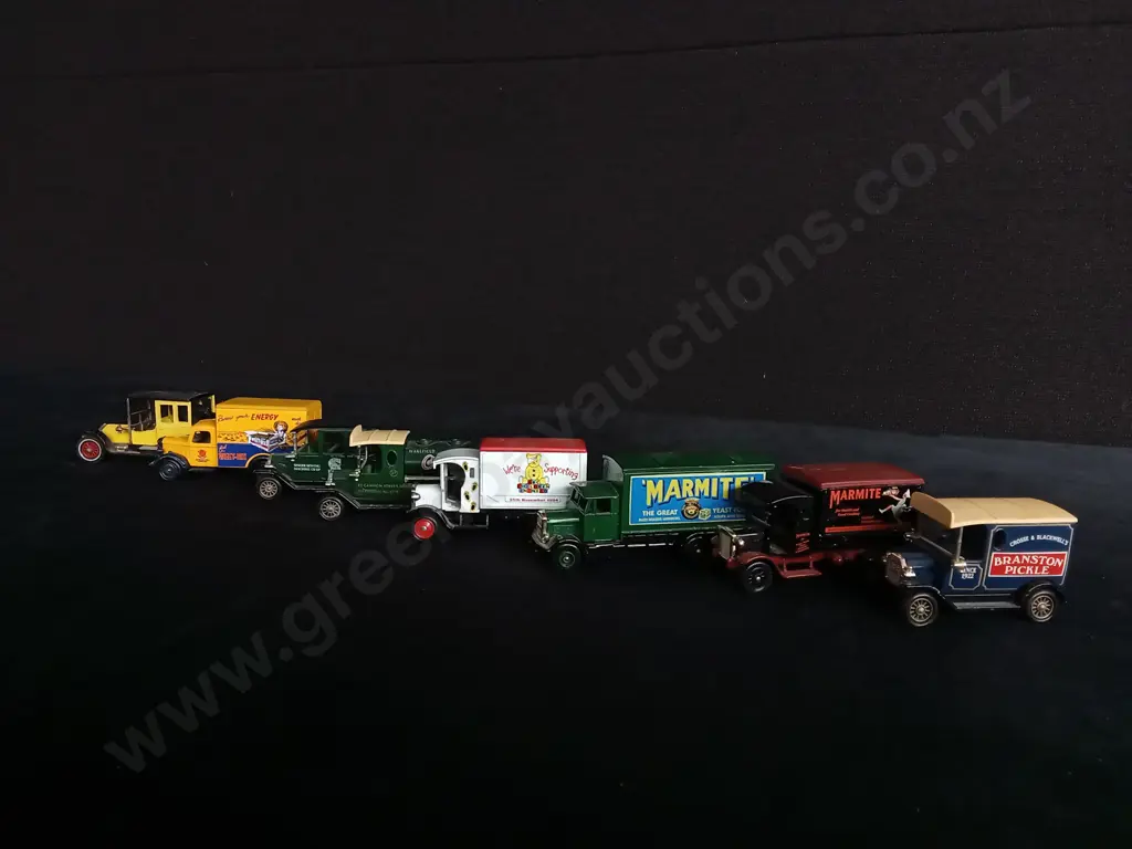 8 ASSORTED MATCHBOX TRUCKS UNBOXED Image 1++
