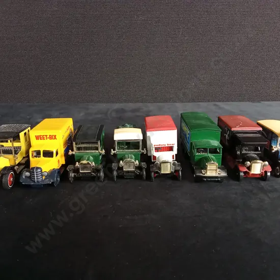 8 ASSORTED MATCHBOX TRUCKS UNBOXED