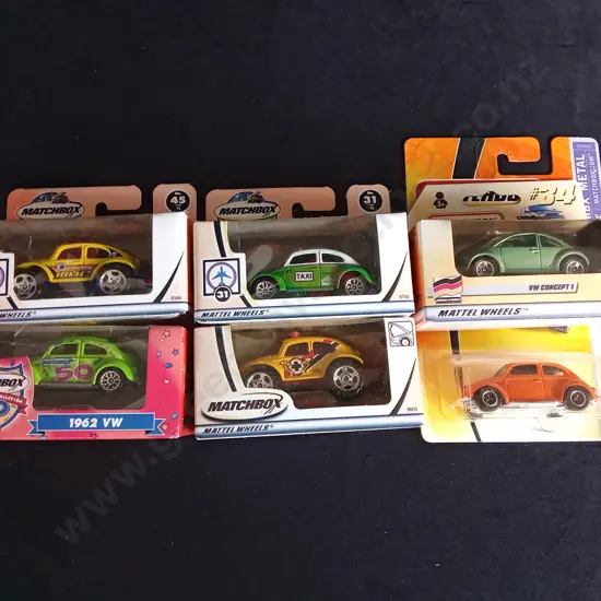 6 MATCHBOX VOLKSWAGEN BOXED