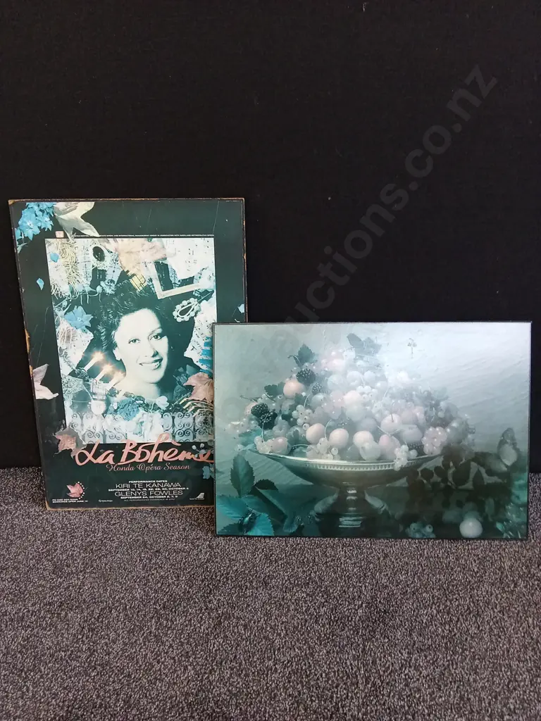 5 PIECES MISCELLANEOUS MIX OF ART PRINTS AND FRAME Image 1++