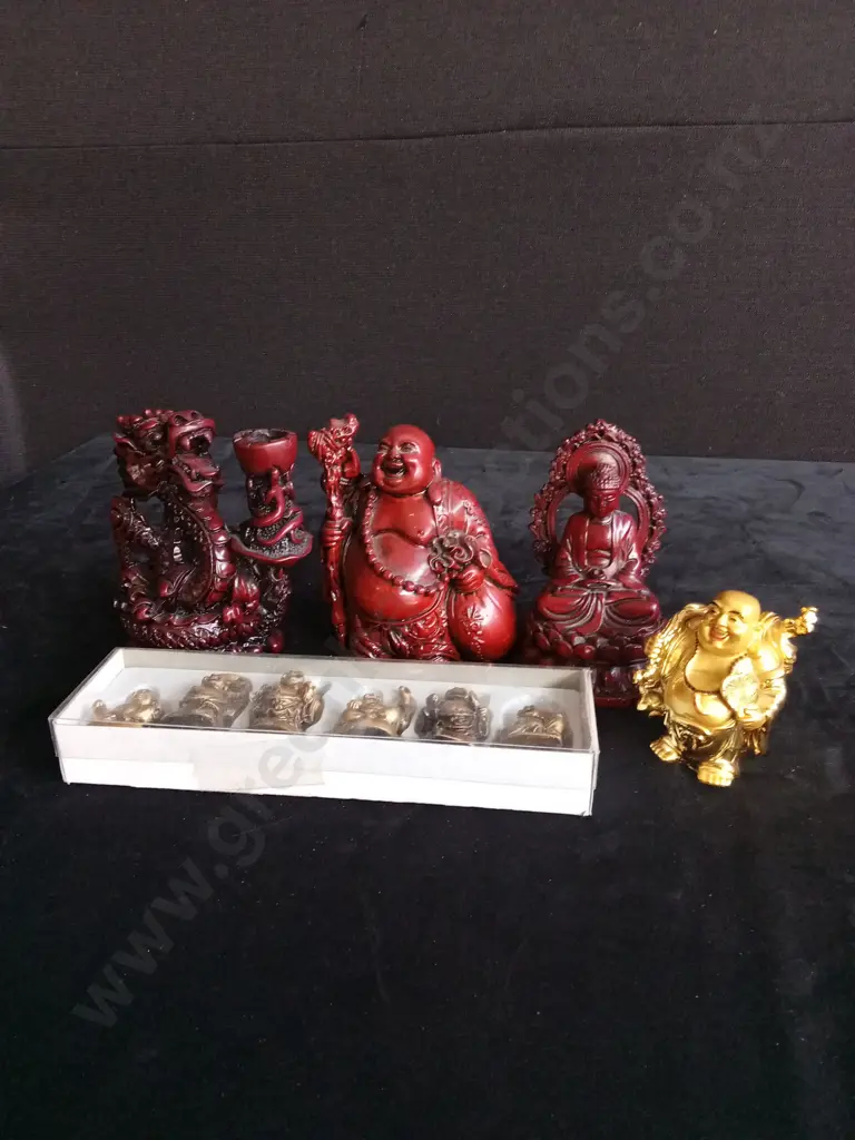 5 PIECE (INCLUDING SET) BUDDHA ORNAMENTS Image 1++