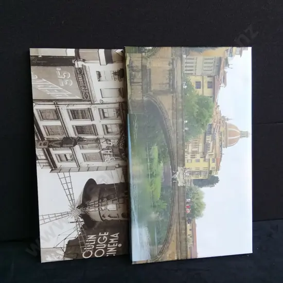 2 PIECES CANVAS LANDSCAPE PRINTS