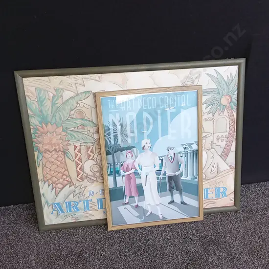 2 PIECES FRAMED NAPIER ART WORKS