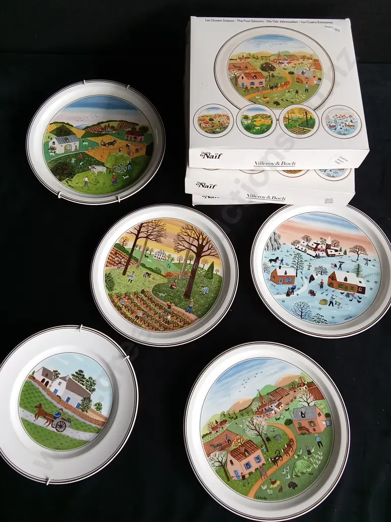 5 VILLEROY AND BOCH PLATES INCLUDING SEASONS COLLECTION Image 1++