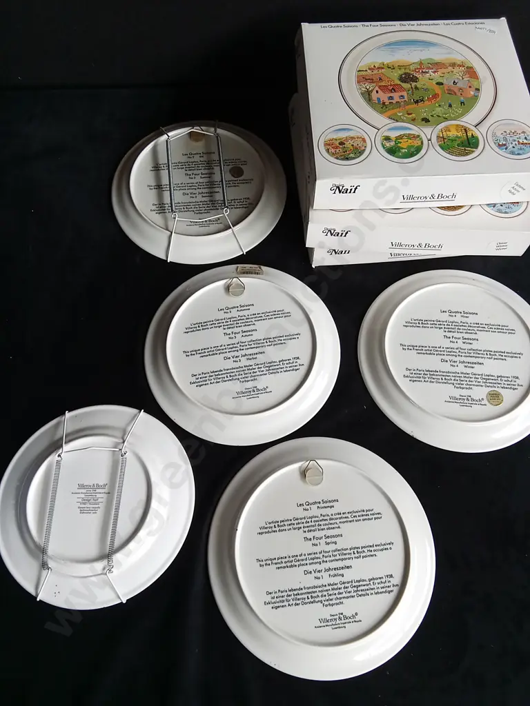 5 VILLEROY AND BOCH PLATES INCLUDING SEASONS COLLECTION Image 1++